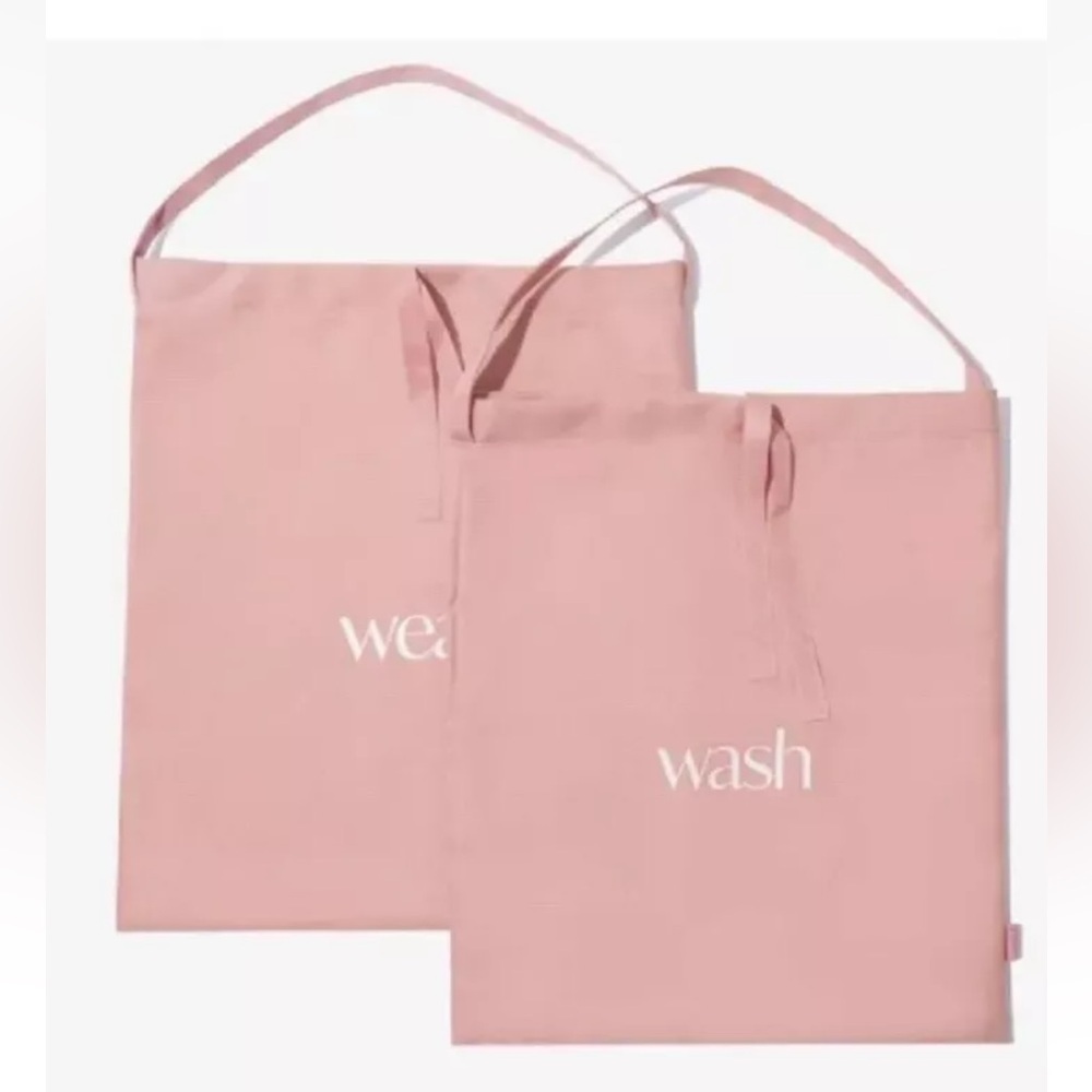 💥 2/$10 Hanky Panky Pink Wash & Wear Travel Laundry Bags - Set Of 2 Clean Dirty